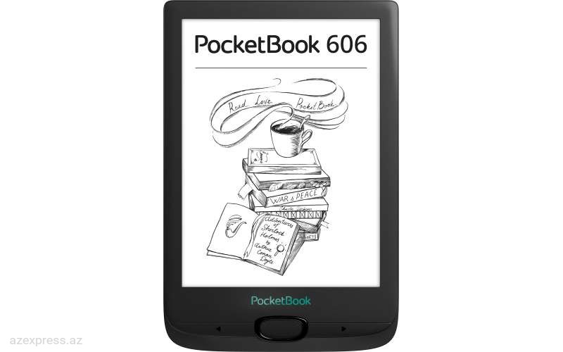 Электронная книга e-reader PocketBook 606 Black e-book (PB606-E-CIS) Bakıda