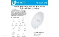 Параболическая Антенна Ubiquiti AirFiber 3G26-S45 (AF-3G26-S45) 