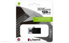 USB Флешка Kingston 128GB DT MicroDuo 3 Gen 2 (DTDUO3G2/128GB) 