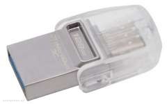 USB Флешка Kingston 128GB DT microDuo 3C, USB 3.0/3.1 + Type-C (DTDUO3C/128GB) 