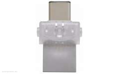 USB Флешка Kingston 128GB DT microDuo 3C, USB 3.0/3.1 + Type-C (DTDUO3C/128GB) 