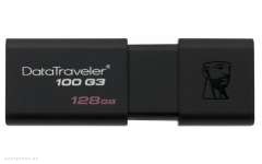 USB Флешка Kingston 128GB USB 3.0 DataTraveler 100 G3 (DT100G3/128GB) 