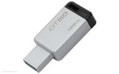 USB Флешка Kingston 128GB USB 3.0 DataTraveler 50 (Metal/Black) (DT50/128GB) 