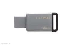 USB Флешка Kingston 128GB USB 3.0 DataTraveler 50 (Metal/Black) (DT50/128GB) 