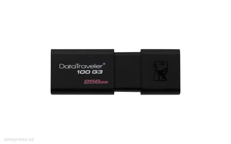 USB Флешка Kingston 256GB USB 3.0 DataTraveler 100 G3 (DT100G3/256GB)  Bakıda