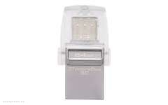 USB Флешка Kingston 64GB DT microDuo 3C, USB 3.0/3.1 + Type-C flash drive(DTDUO3C/64GB) 