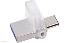 USB Флешка Kingston 64GB DT microDuo 3C, USB 3.0/3.1 + Type-C flash drive(DTDUO3C/64GB) 