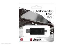 USB Флешка Kingston 64GB DataTraveler Duo(DTDE/64GB) 