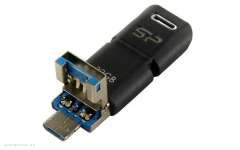 USB Флешка Silicon Power 32GB,USB-C Flash Drive,Mobile C50,Black (SP032GBUC3C50V1K) 