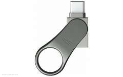 USB Флешка Silicon Power 32GB,USB-C Flash Drive,Mobile C80,Silver (SP032GBUC3C80V1S) 