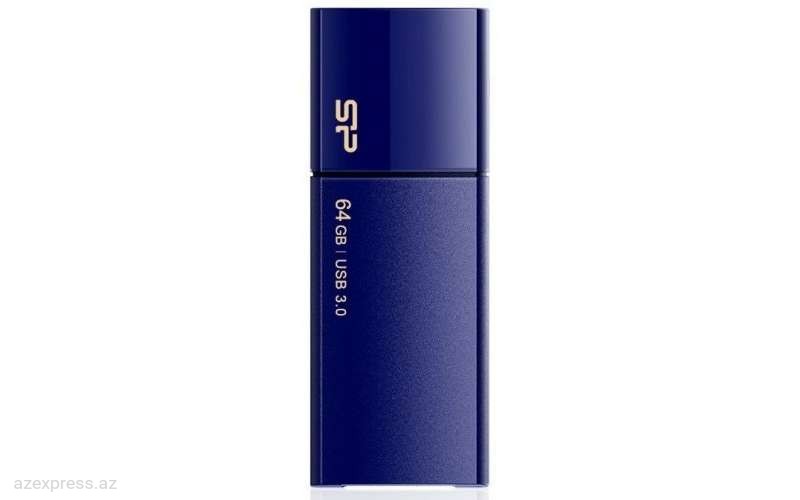 USB Флешка Silicon Power Blaze B05,32GB,Deep Blue (SP032GBUF3B05V1D)  Bakıda