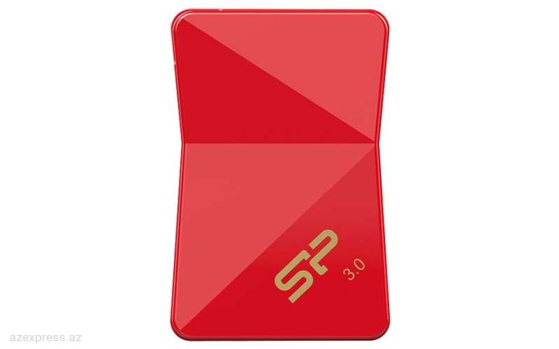 USB Флешка Silicon Power Jewel J08,64GB,Red (SP064GBUF3J08V1R)  Bakıda