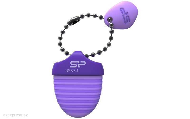 USB Флешка Silicon Power Jewel J30,32GB,Purple (SP032GBUF3J30V1U)  Bakıda