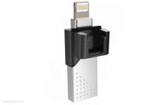 USB Флешка Silicon Power Lightning Drive,64GB,xDrive Z50,Silver (SP064GBLU3Z50V1S) 