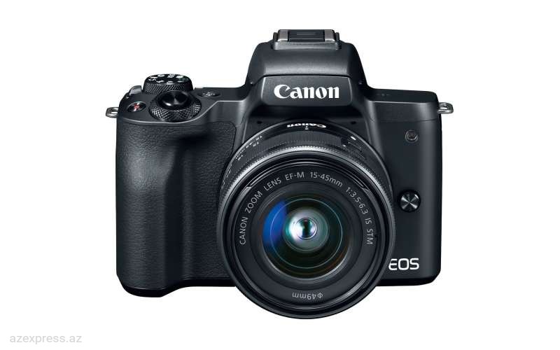 Фотоаппарат Canon EOS M50 + 15-45mm IS STM Black (2680C060)  Bakıda