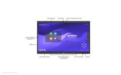 İnteraktiv lövhə IQBoard IQTouch TE1200 PRO 65" (LE065MD-X)