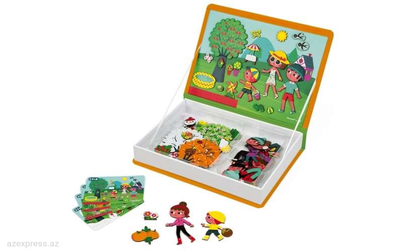 Магнитная игра Janod 4 сезона J02721 (3700217327217)  Bakıda