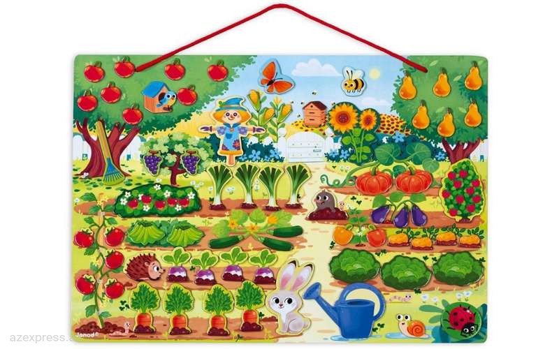 Магнитная игра Janod Сад J05463 (3700217354633)  Bakıda