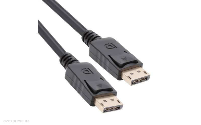 Кабель VCOM CG631-1,8 DISPLAY PORT M/M BLACK Cable  Bakıda