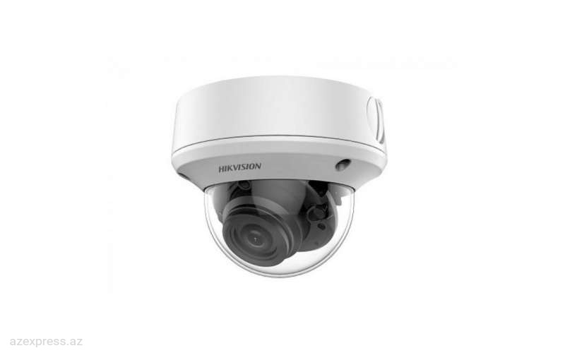 HD-TVI камера Hikvision DS-2CE5AH0T-VPIT3ZE 2,7-13,5mm 5mp IR 40m VF Dome Bakıda