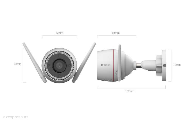 Videomüşahidə kamerası EZVIZ CS-H3c-R100-1J4WKFL(2.8mm) 4MP   Bakıda