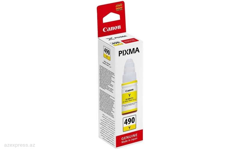 Чернила Canon GI-490Y (0666C001)  Bakıda