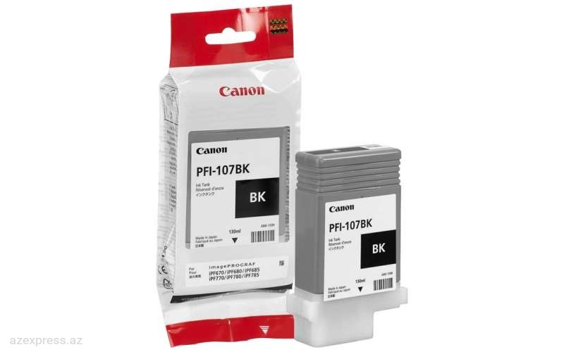 Картридж Canon PFI-107BK (6705B001)  Bakıda