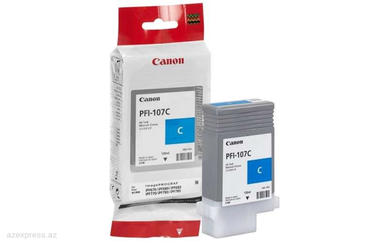 Картридж Canon PFI-107C (6706B001)  Bakıda