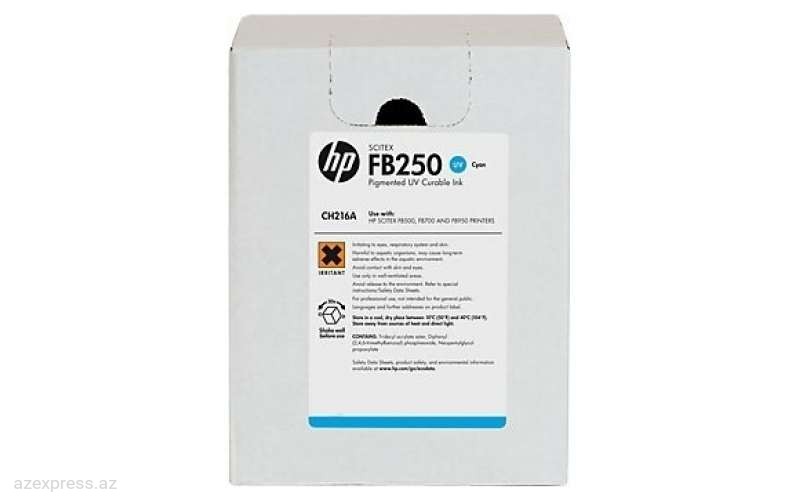 Чернила HP Scitex FB250 Cyan Ink (CH216A)  Bakıda