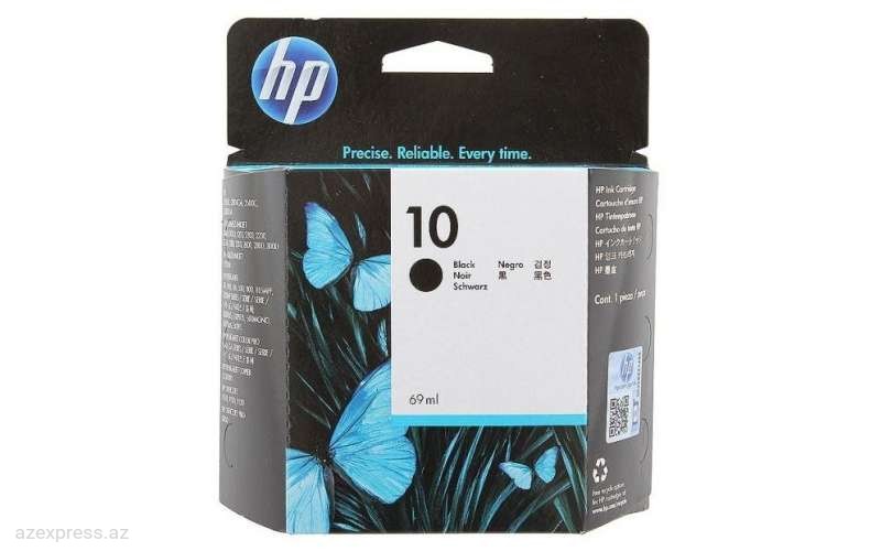 Картридж HP 10 Black Original Ink (C4844A)  Bakıda