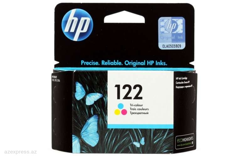 Картридж HP 122 Tri-color Original Ink Cartridge (CH562HE)  Bakıda