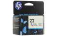 Картридж HP 22 Tri-color Original Ink Cartridge (C9352AE)  Bakıda