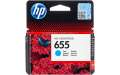 Картридж HP 655 Cyan Original Ink Advantage Cartridge (CZ110AE)  Bakıda