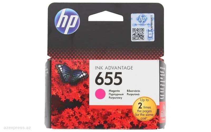 Картридж HP 655 Magenta Original Ink Advantage Cartridge (CZ111AE)  Bakıda