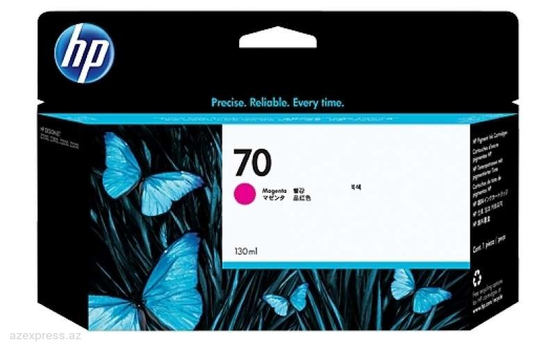 Картридж HP 70 130-ml Magenta DesignJet Ink Cartridge (C9453A)  Bakıda