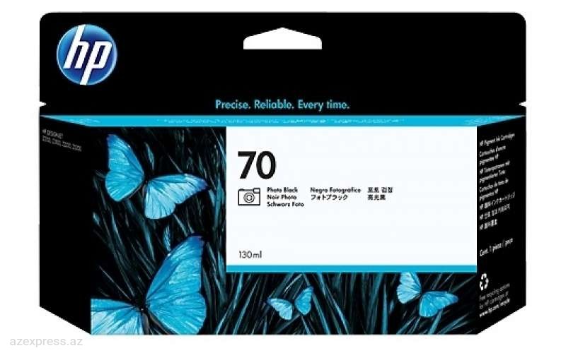 Картридж HP 70 130-ml Photo Black DesignJet Ink Cartridge (C9449A)  Bakıda