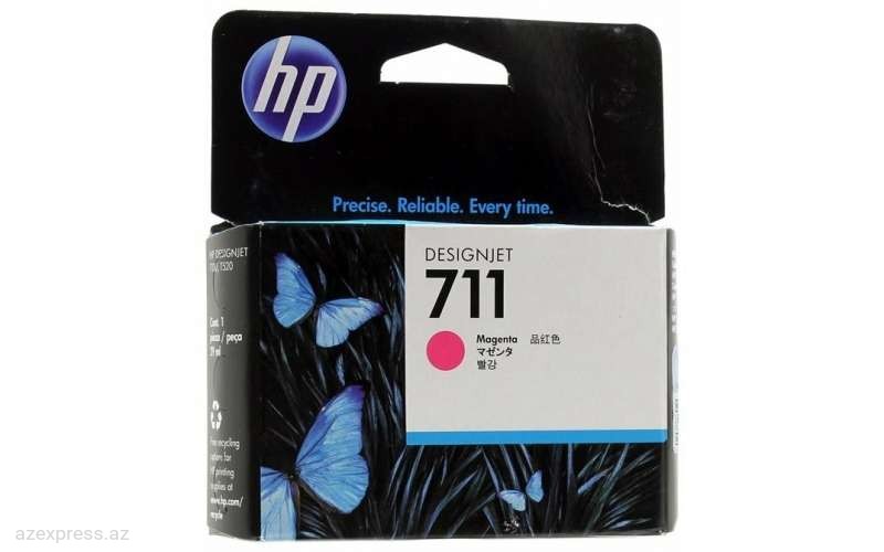 Картридж HP 711 29-ml Magenta Ink Cartridge (CZ131A)  Bakıda