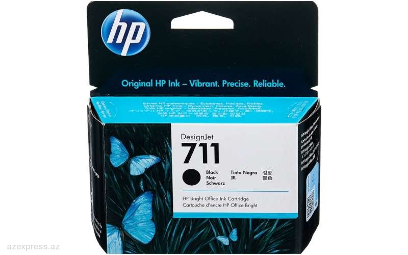 Картридж HP 711 80-ml Black Ink Cartridge (CZ133A)  Bakıda