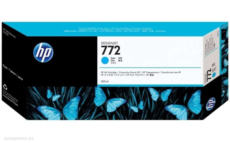 Картридж HP 772 300-ml Cyan DesignJet Ink Cartridge (CN636A)  Bakıda