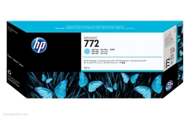 Картридж HP 772 300-ml Light Cyan DesignJet Ink Cartridge (CN632A)  Bakıda