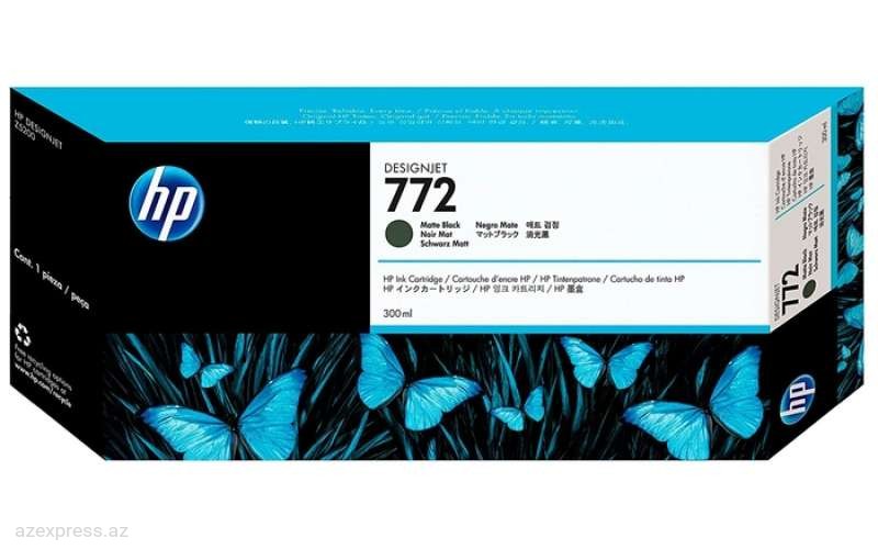 Картридж HP 772 300-ml Matt black DesignJet Ink Cartridge (CN635A)  Bakıda