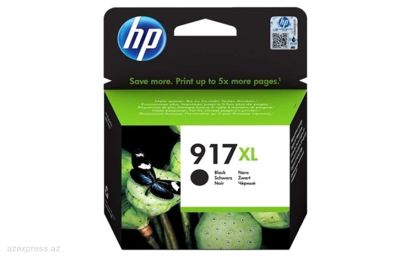 Картридж HP 917XL High Yield Black Original Ink Cartridge (3YL85AE)  Bakıda