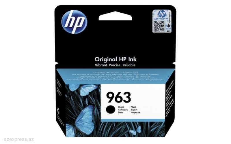 Картридж HP 963 Black Original Ink Cartridge (3JA26AE)  Bakıda