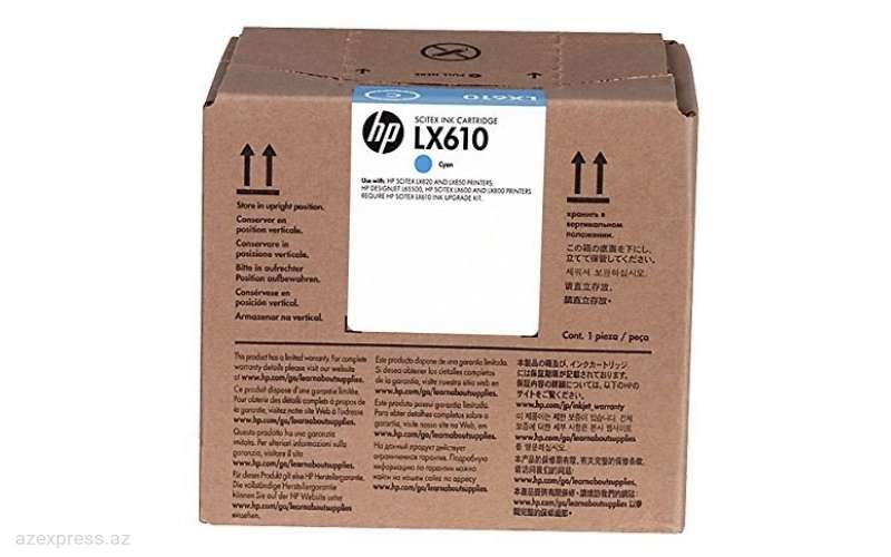 Картридж HP  LX610 3-litre Cyan Latex Scitex Ink Cartridge (CN670A)  Bakıda