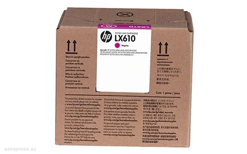 Картридж HP  LX610 3-litre Magenta Latex Scitex Ink Cartridge (CN671A)  Bakıda