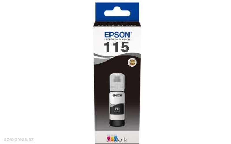 Чернила Epson 115 ECOTANK PHOTO BLACK INK BOTTLE (C13T07D14A)  Bakıda