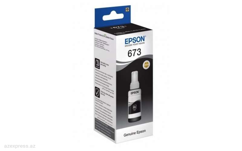 Чернила Epson L800 Black ink bottle 70ml (C13T67314A)  Bakıda