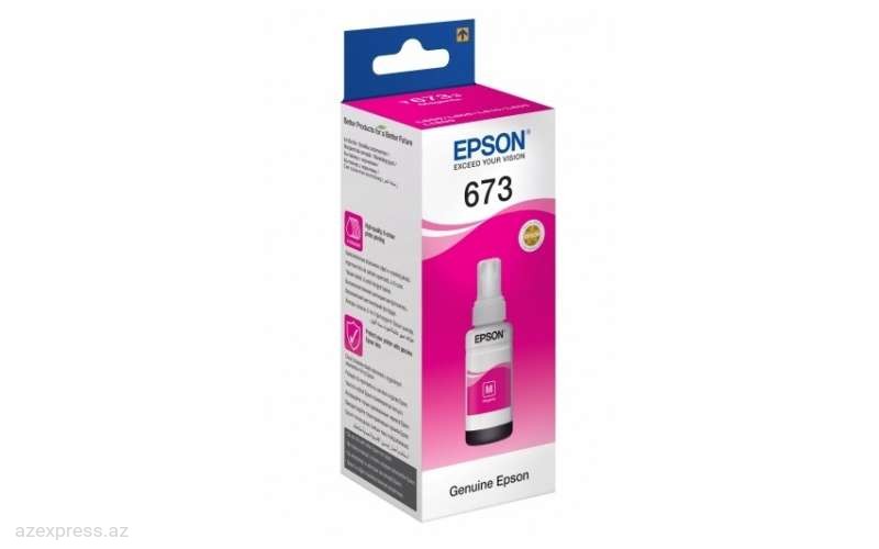 Чернила Epson L800 Magenta ink bottle 70ml (C13T67334A)  Bakıda