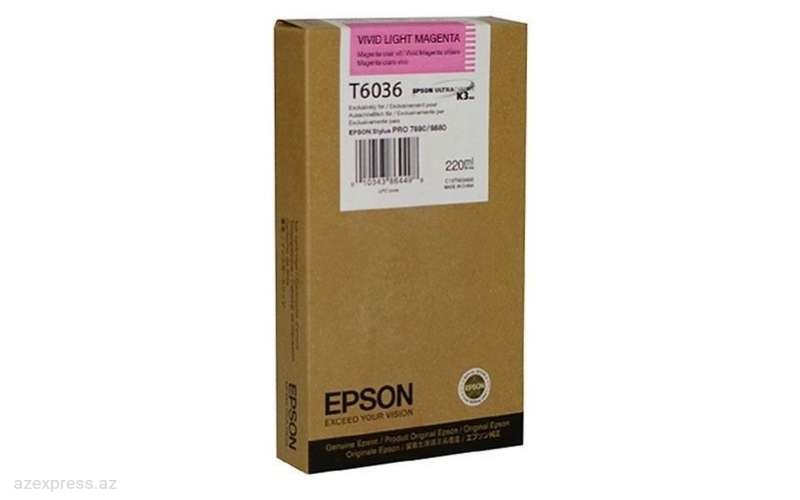 Картридж Epson I/C SP-7880/9880 220ml Vivid LM (C13T603600)  Bakıda