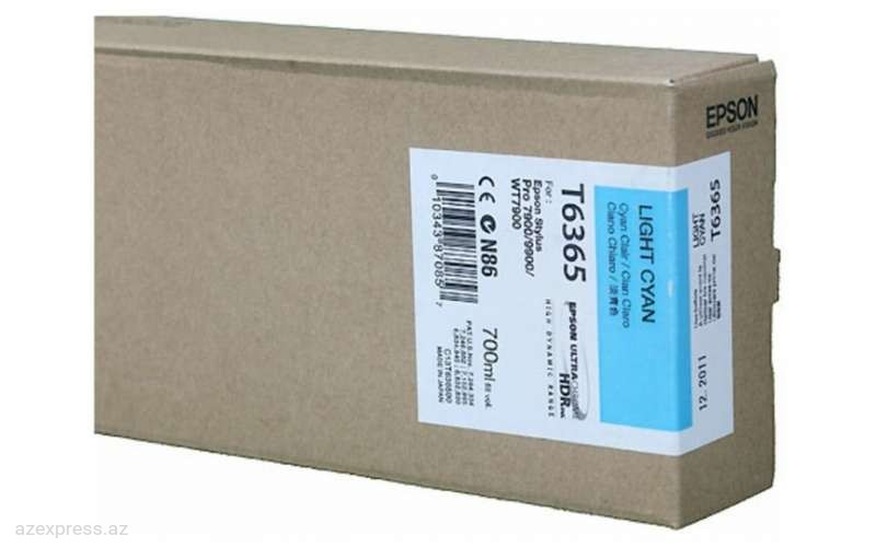 Картридж Epson I/C SP 7900 / 9900  : Light Cyan 700 ml (C13T636500)  Bakıda